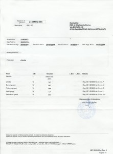 Certificazione pellet alfa-alfa italiano